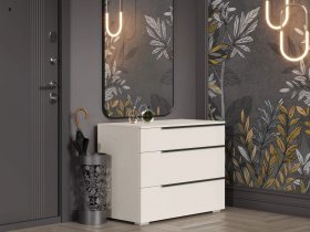 Комод с 3 ящиками Айри КМ-001 (кашемир) в Половинном - polovinnoe.mebel-nsk.ru | фото