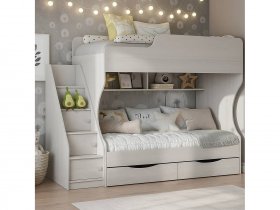 Кровать двухъярусная Каприз-22 КПР.22 в Половинном - polovinnoe.mebel-nsk.ru | фото