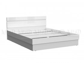 Кровать двуспальная 1,4 м Челси (белый) в Половинном - polovinnoe.mebel-nsk.ru | фото