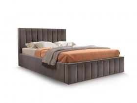 Кровать мягкая 1,6 Вена стандарт, вар.3 в Половинном - polovinnoe.mebel-nsk.ru | фото