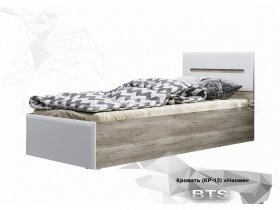 Кровать односпальная Наоми КР-12 в Половинном - polovinnoe.mebel-nsk.ru | фото