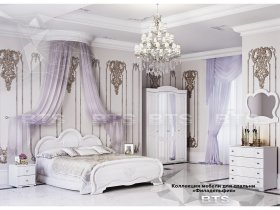 Модульная спальня «Филадельфия» в Половинном - polovinnoe.mebel-nsk.ru | фото