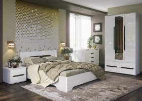 Модульная спальня Валирия в Половинном - polovinnoe.mebel-nsk.ru | фото