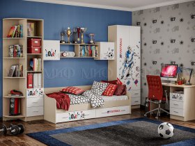 Модульная спальня Вега NEW Boy в Половинном - polovinnoe.mebel-nsk.ru | фото