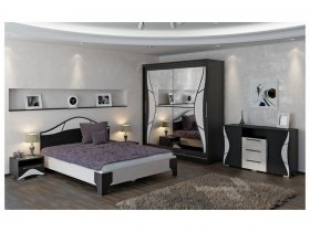 Модульная спальня Верона (Линаура) в Половинном - polovinnoe.mebel-nsk.ru | фото