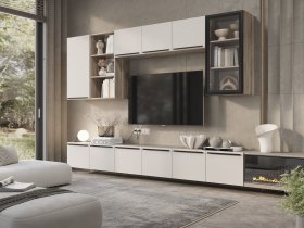 Модульная стенка Урбан в Половинном - polovinnoe.mebel-nsk.ru | фото