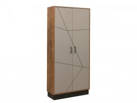 Шкаф двухстворчатый комбинированный для одежды Гамма  54.14 в Половинном - polovinnoe.mebel-nsk.ru | фото