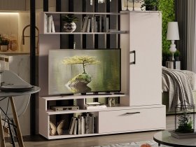 Стенка «Сиена» (кашемир) в Половинном - polovinnoe.mebel-nsk.ru | фото